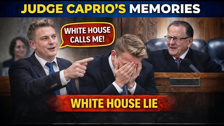 Arrogant Media Mogul's Heir Brags  White House Calls Me  – Judge Caprio's Karma Leaves Him Sobbing
