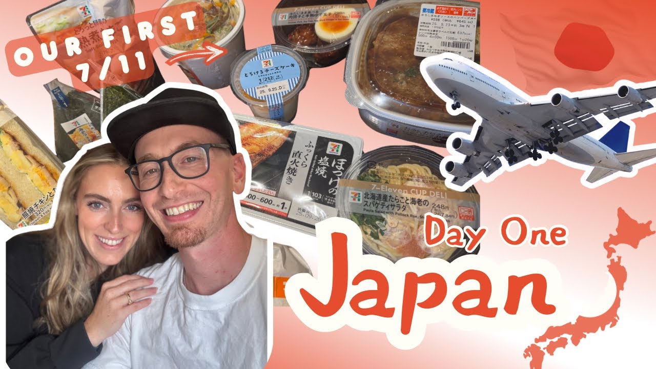 Our First Day in Japan | Arrival, Hotel & 7-Eleven
