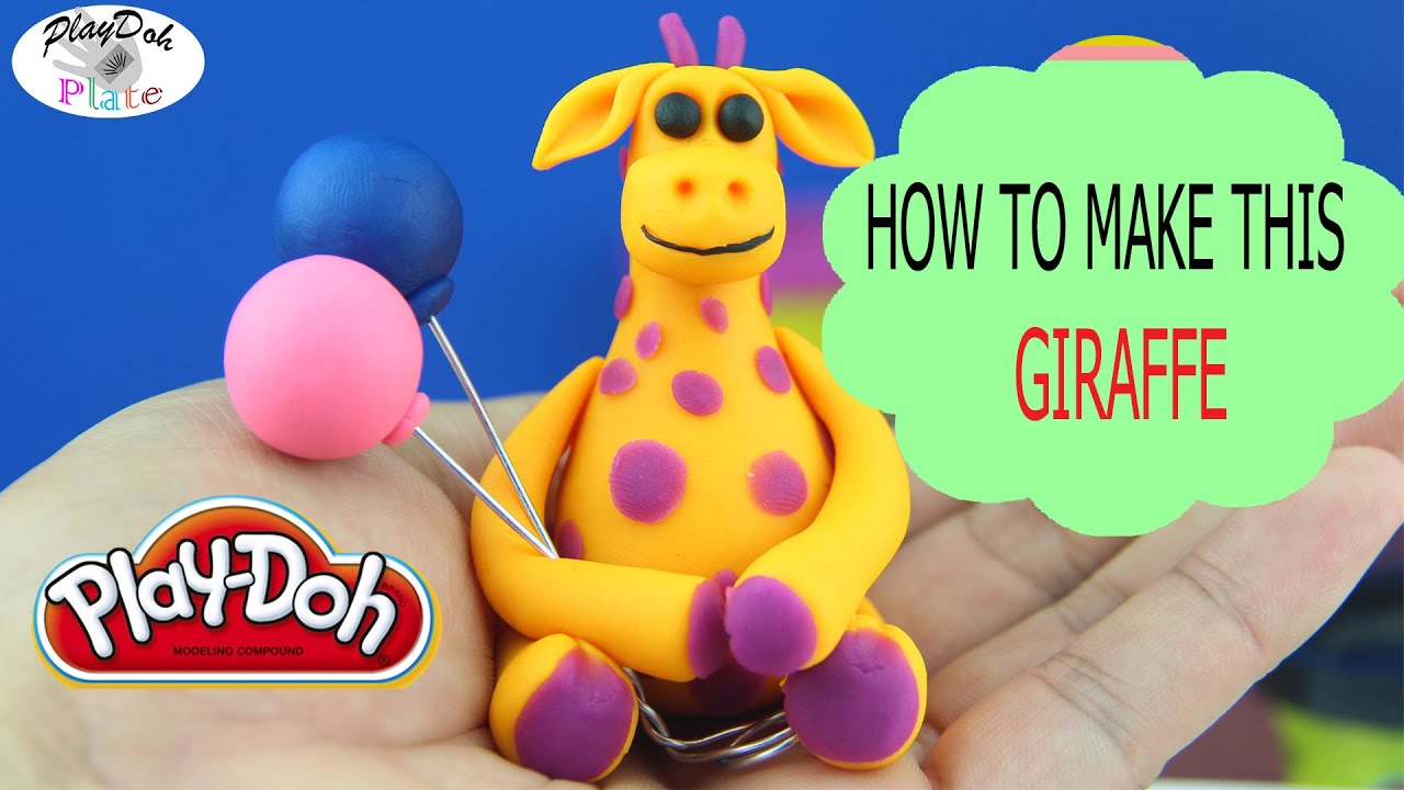 Play Doh Giraffe How to Make a Cute Giraffe With Play Doh Episode 15