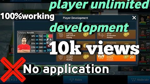 How to get unlimited player development in Dream League Soccer 2019