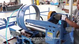 Install and use videos for BYL-1600 Spiral duct machine - BYFOCNC