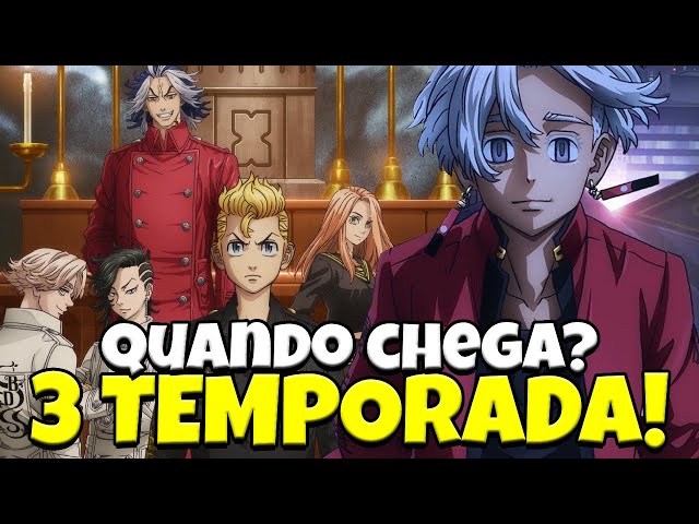 TOKYO REVENGERS 3 TEMPORADA DATA DE LANÇAMENTO OFICIAL! 