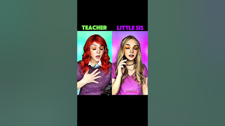 POV: Dumb lil sis outsmarts her TEACHER! Audio: @AvocadoPlayz
