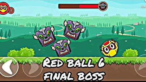 Red ball 6 ending and last boss fight..gameplay walkthrough.
