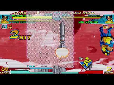 Marvel vs. Capcom - Wolverine, War Machine vs. Red Venom, Wolverine 4