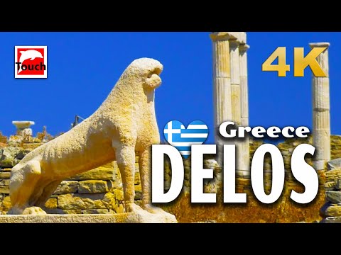 DELOS (Δήλος), Greece 🇬🇷 ► Travel video,  9 min. 4K Travel in Ancient Greece #TouchGreece