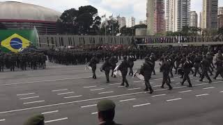 Brazilian army parade