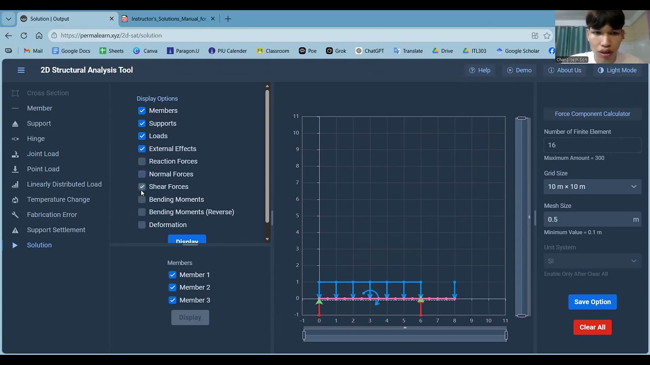 Engineering Statics Exercise with PermaLearn