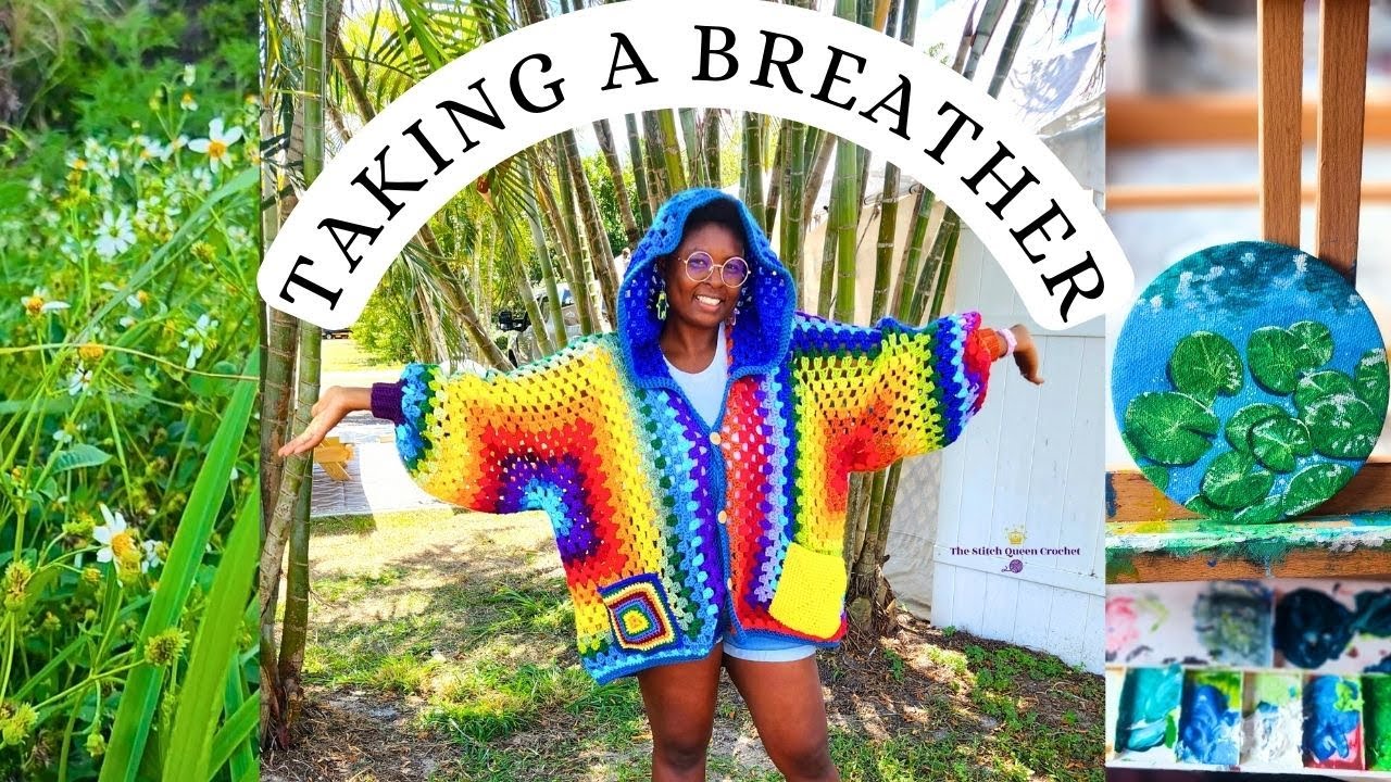 Hexagon Cardigan Pattern, getting out more, and less distractions