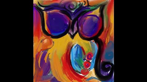 Procreate Oil Painting - How to Draw an Owl Time Lapse