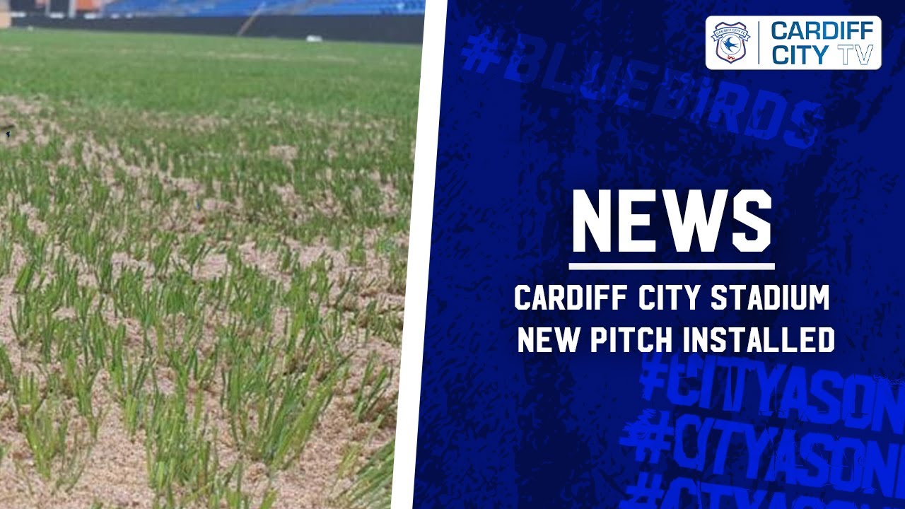 CARDIFF CITY STADIUM | WORK COMPLETE AS NEW PITCH INSTALLED