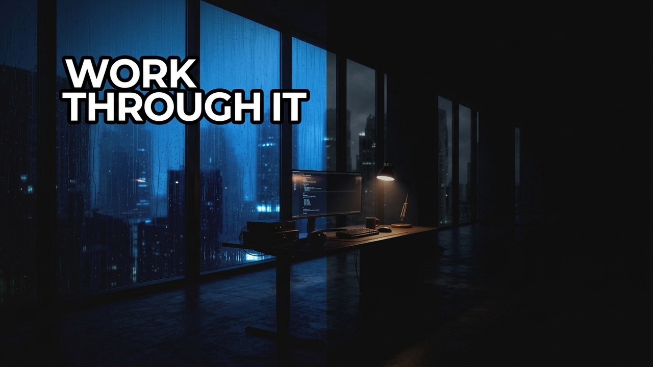 WORK THROUGH IT | Dark ambient drone for heavy nights - YouTube
