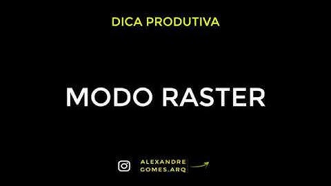 Dica Produtiva Modo Raster, SketchUp LayOut, Alexandre Gomes