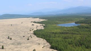 Чарские пески в Забайкалье.Дикая природа.Топ самые красивые места на планете.Музыка  природы.Релакс.