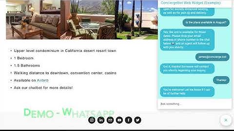 ConciergeBot   Demo Video