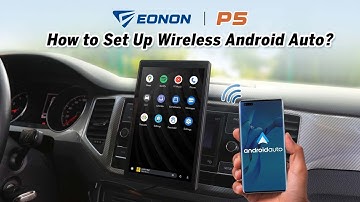How to Set Up Wireless Android Auto? | Eonon P5 Rotatable Portable Car Screen
