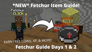 *NEW* Fetchur Item Guide! What Items YOU NEED! Days 1 & 2! | Hypixel Skyblock #93