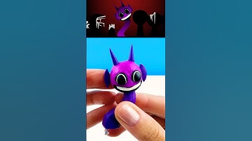 Making Sprunki Phase 3 Durple Incredibox with CLAY 😈 #sprunki #incredibox