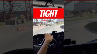 This turn is tighter than it looks 🚛