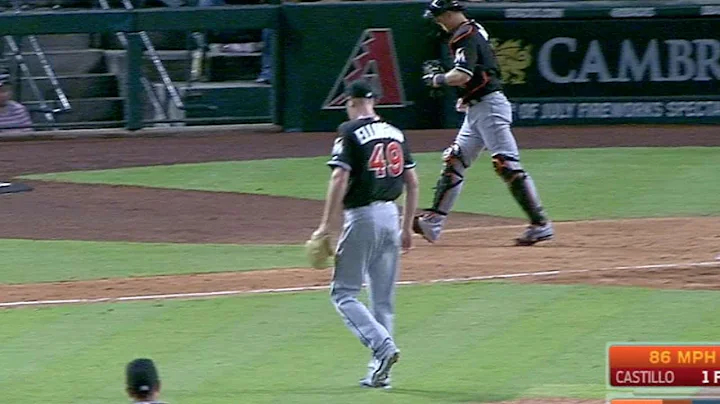 MIA@ARI: Ellington ends threat in 6th, earns win