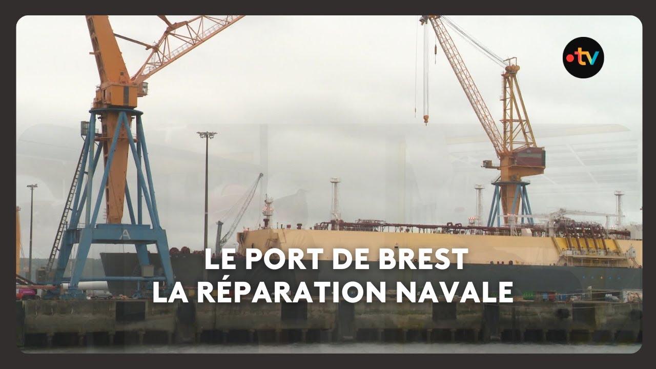 La réparation navale : Les géants des mers ne sont pas près de quitter la rade.