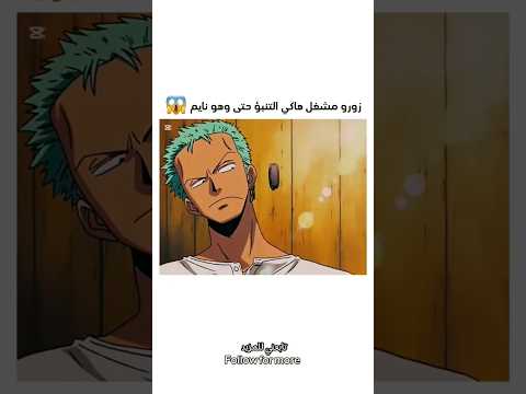 فخامة زورو ون بيس انمي
