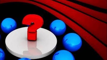 blue balls in circle with question mark powerpoint templates ppt backgrounds for slides 0313