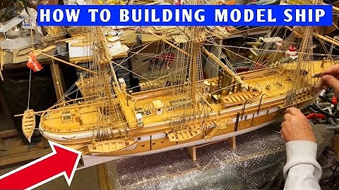 How to Building Ship Model,  Part 26 - SMS Saida 1/65