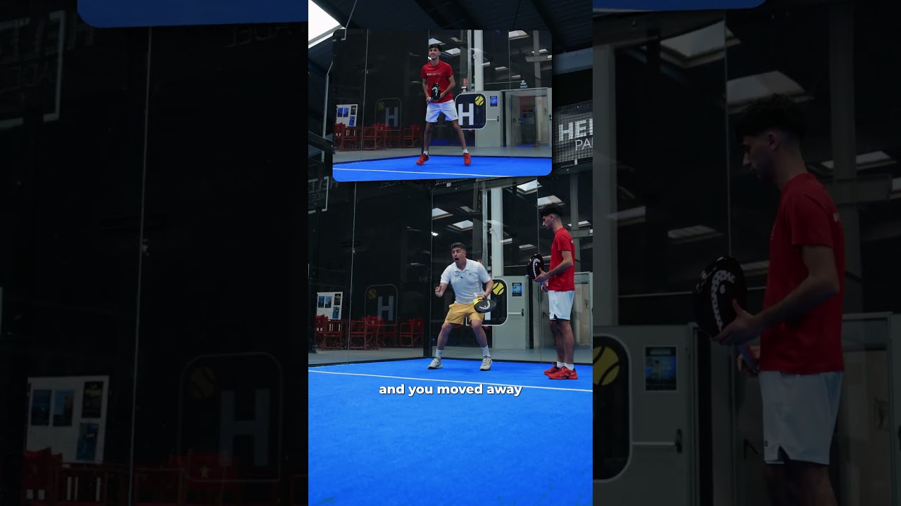 How to defend the double rebound in padel