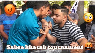 Aisha arm wrestling competition kabhi nahi khela 🤬worst competition 😡