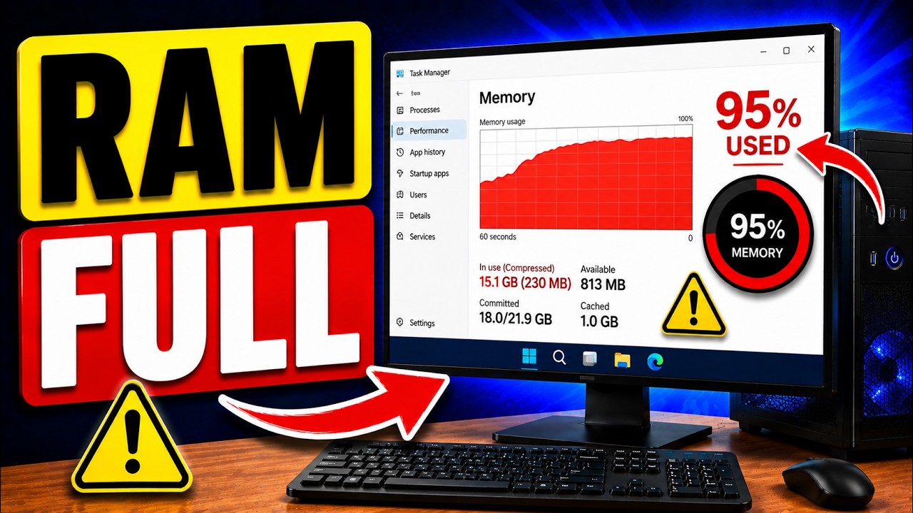 Fix High RAM Usage in Windows 10/11 (Step-by-Step Guide) | 2026 - YouTube