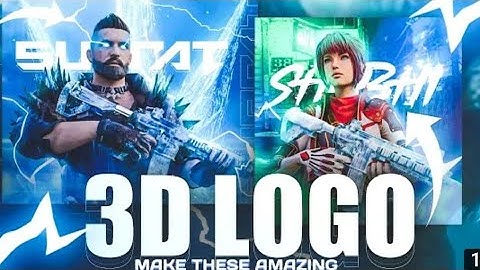 How to make BGMI/PUBG 3D Gaming Logo on android and pc | 3D logo tutorial on android 🔥