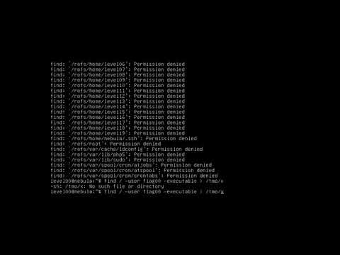 exploit.education - Nebula - Level 00 - Walkthrough