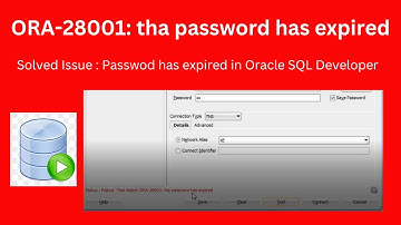 Issue Solved-ORA-28001: the password has expired |Oracle SQL Tutorial for beginners| Techie Creators