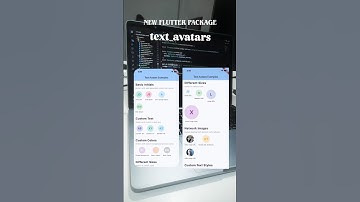 Flutter package you should know - text_avatars #flutter