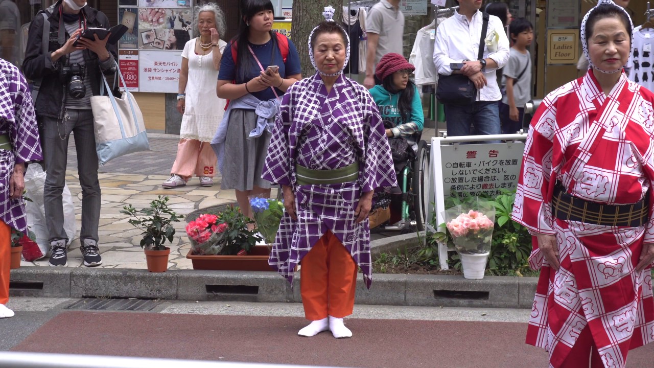 【4K】「かっぽれ」櫻川流 江戸芸かっぽれ目白道場 2017.4.29 (2)