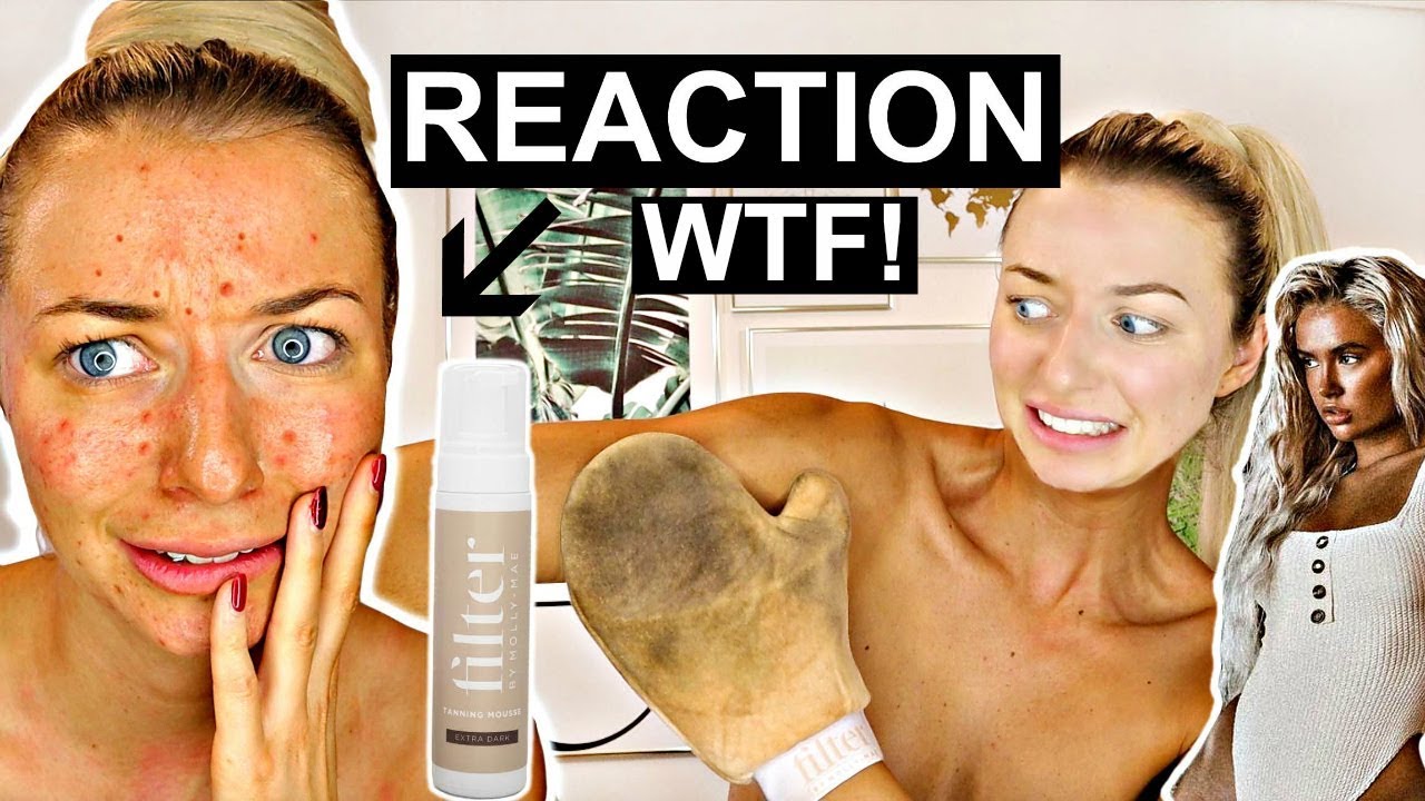 TESTING FILTER BY MOLLY MAE FAKE TAN / *I had an allergic reaction