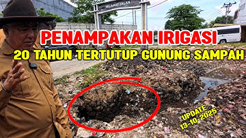 LURAH DUA DESA DATANG MELIHAT IRIGASI 20 TAHUN TERTUTUP TUMPUKKAN SAMPAH ‼️ SETELAH DI SIDAK KDM