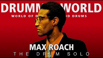 Max Roach: Short Drum Solo