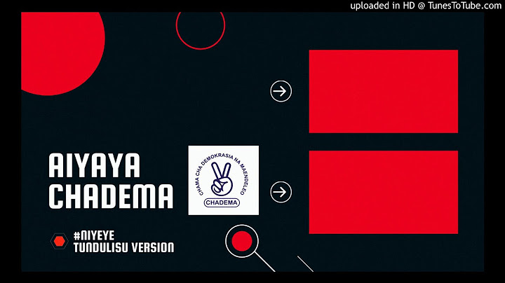 Aiyaya Chadema - Taifa