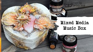Mixed Media Music Box- Playing with Finnabair products