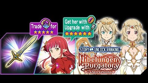 Sword Art Online Memory Defrag - Nibelungen Purgatory Ascension Event Full Story