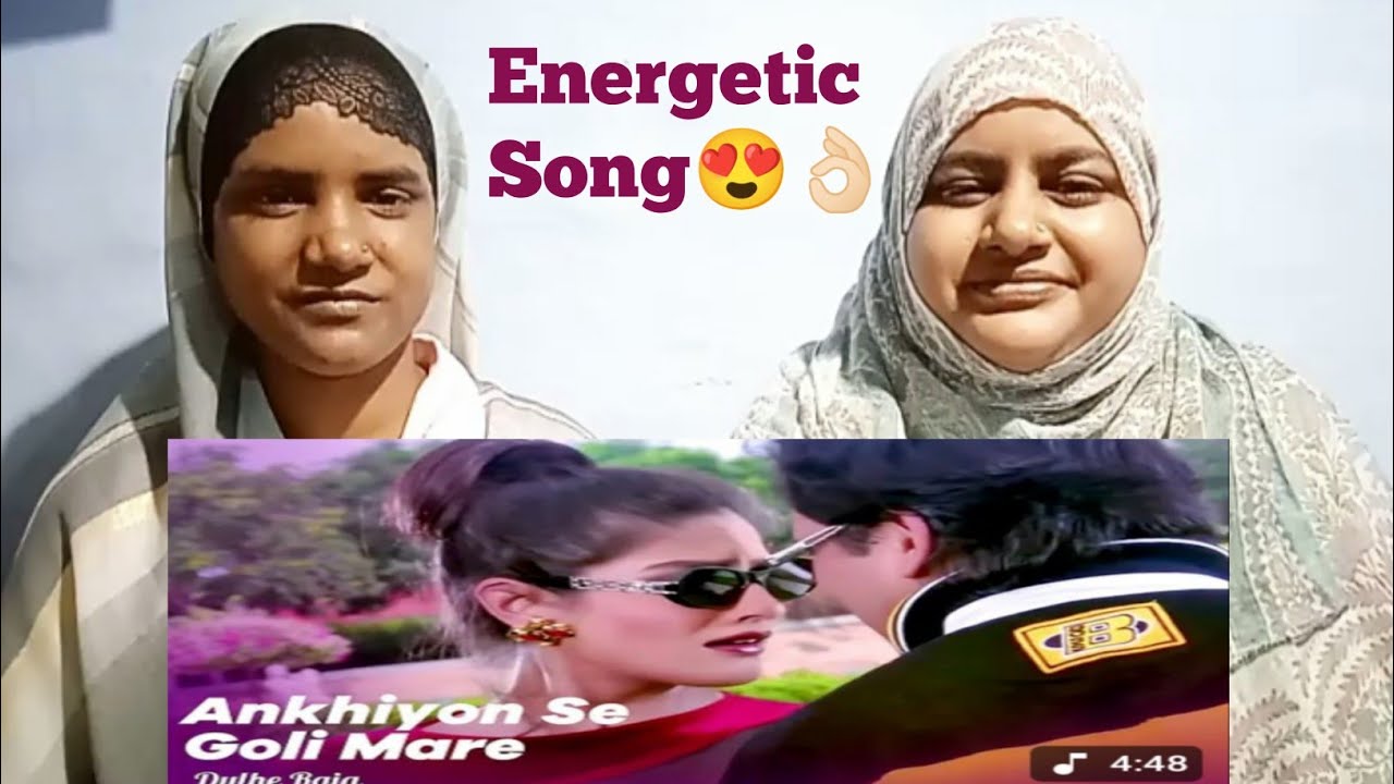 Indian Girls Reaction On Ankhiyon Se Goli Mare Song From Dulhe Raja Movie