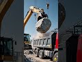 ROCK IMPACT! 🚛 #heavy #automobile #asmr #lego #excavator #satisfying #machine #tattoo #truck