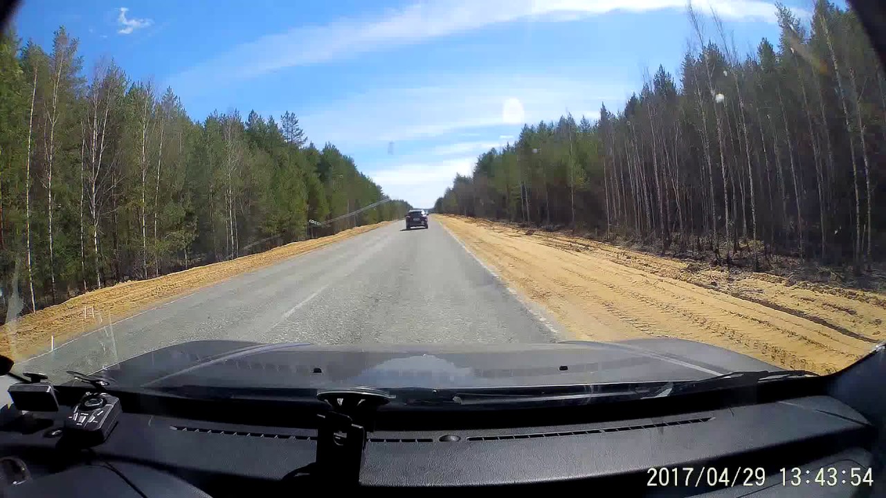 Автомобильная дорога до тюмени