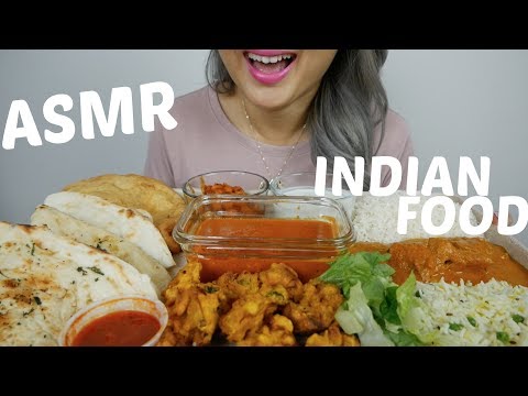 BEST Indian Food | ASMR *No Talking Relaxing Eating Sound | N.E Let’s Eat