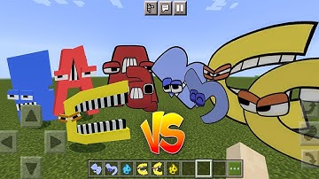 3D vs 2D Alphabet Lore NEXTBOTS in Minecraft PE