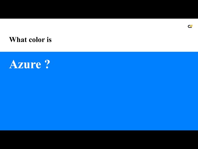 Azure / #007fff hex color