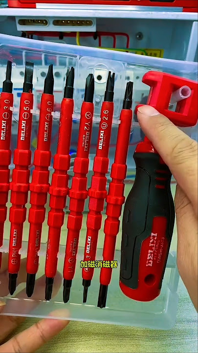 BRIMIX9x Electricians ScrewdriverSet Interchangeable Bits VDE 1000 🪩 #automobile #bass #shorts