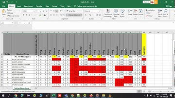 Attendance report from subject attendance